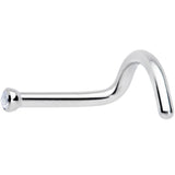 18G Clear 1.5mm Grade 23 Titanium Press Fit Left Side Nose Screw