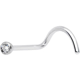 20G Clear 2mm Grade 23 Titanium Press Fit Left Side Nose Screw