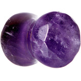 00G Purple Amethyst Saddle Plug Set