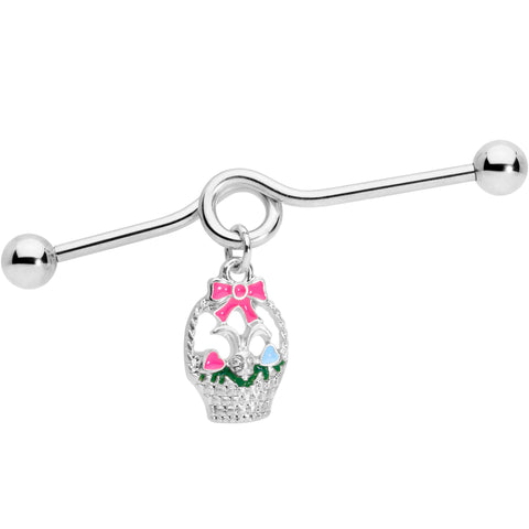 14G Easter Basket Glow in the Dark Dangle Project Bar 38mm