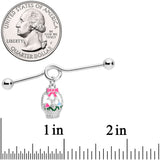 14G Easter Basket Glow in the Dark Dangle Project Bar 38mm