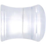 Clear Blue Brown Wolf Acrylic Saddle Plug Set