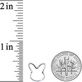 18G 5/16 Easter Bunny Rabbit Closure Ring