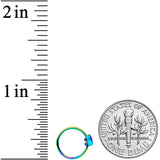 20G 5/16 Rainbow Bird Nose Hoop