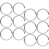 22G 5/16 Seamless Circular Ring Set of 12