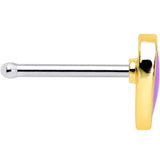 20G 5/16 Purple Heart Valentines Day Nose Bone