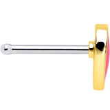 20G 5/16 Red Heart Valentines Day Nose Bone