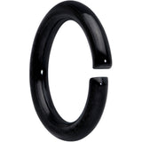 14G 5/16 Black Anodized Seamless Cartilage Ring Set of 12