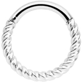 14G 3/8 Twisted Elegance Septum Clicker