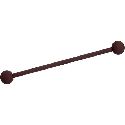 14G Beautiful Brown Matte Industrial Barbell 38mm
