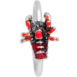 20G 5/16 Red Atlantic Lobster Nose Hoop