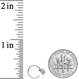 20G 5/16 Black Gem Mysterious Mouse Nose Hoop