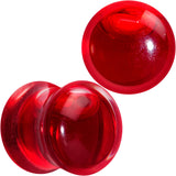 Acrylic Fake Blood Filled Halloween Saddle Plug Set 0G to 1 Inch