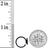 18G 3/8 Black Watermelon Sloth Nose Hoop