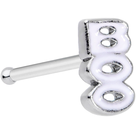 20G 5/16 White Boo Halloween Nose Bone