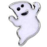 20G 7mm Happy Ghost Halloween L Shaped Nose Ring