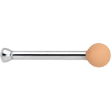 20G 1/4 Tan Matte 2mm Nose Bone