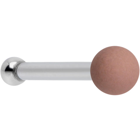 20G 1/4 Brown Matte 2mm Nose Bone