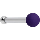 20G 1/4 Dark Purple Matte 2mm Nose Bone