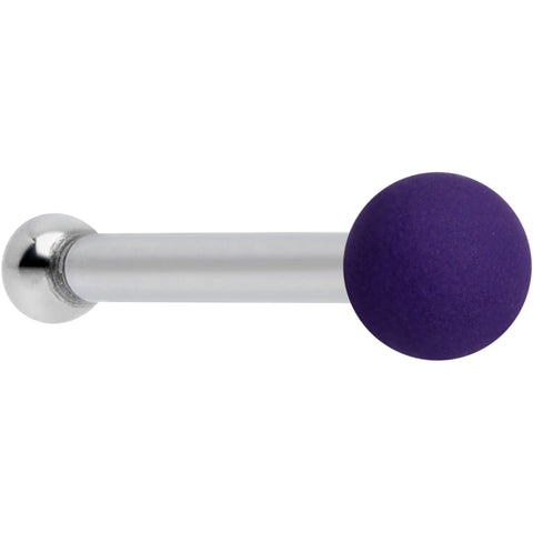 20G 1/4 Dark Purple Matte 2mm Nose Bone