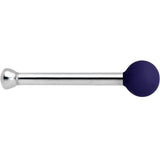 20G 1/4 Dark Blue Matte 2mm Nose Bone