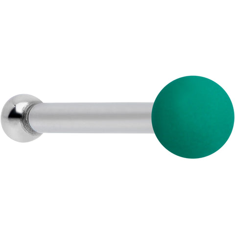 20G 1/4 Teal Matte 2mm Nose Bone