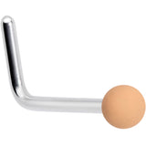 20G 7mm Tan Matte 2mm L Shaped Nose Ring