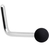 20G 7mm Black Matte 2mm L Shaped Nose Ring