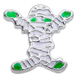 20G 7mm Green Mummy Halloween Nose Bone