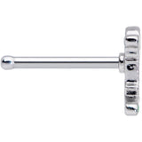 20G 7mm Green Mummy Halloween Nose Bone