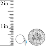 20G 5/16 Aqua Gem Alien Nose Hoop