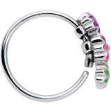 20G 5/16 Flower Patch Nose Hoop