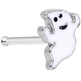 20G 1/4 Happy Ghost Halloween Nose Bone