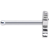 20G 1/4 Happy Ghost Halloween Nose Bone