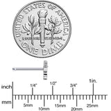 20G 1/4 Happy Ghost Halloween Nose Bone