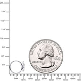 20G 5/16 Green Gem Lacy Butterfly Nose Hoop