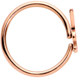 20G 5/16 Rose Gold Tone Licensed Playboy Bunny Nose Hoop