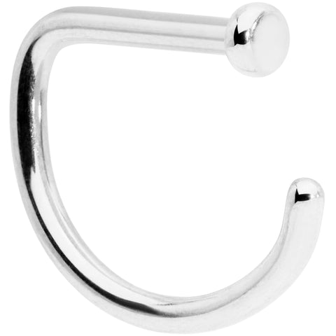 18G 5/16 Grade 23 Titanium D Shape Nose Hoop