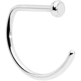 20G 5/16 Implant Grade Titanium D Shape Nose Hoop