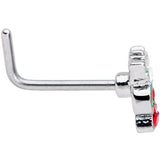 20G 7mm Red Gem Gifts Stocking Christmas L Shape Nose Ring