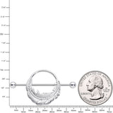 14G 3/4 Falling Feather Nipple Shield Set