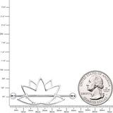 14G 3/4 Open Lotus Flower Nipple Shield Set