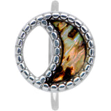 20G 5/16 Iridescent Crescent Moon Nose Hoop