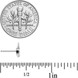 20G 1/4 Green Gem Lacy Butterfly Nose Bone