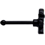 20G 1/4 Black Striped Hat Candy Ghost Halloween Nose Bone