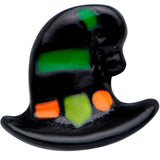 20G 5/16 Black Striped Witch Hat Halloween Nose Hoop