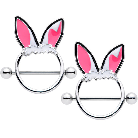14G 11/16 Easter Bunny Ears Nipple Shield Set