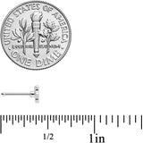 20G 5/16 Clear Gem Snowflake Stocking Nose Bone Hoop Set of 3