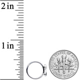 18G 3/8 Black Sitting Dog Nose Hoop