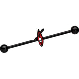 14G Black Red Summer Kayak Boat Industrial Barbell 38mm